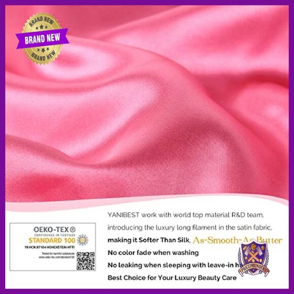 Extra Long Silk Bonnet for Sleeping with Adjustable Tie Band main image 6